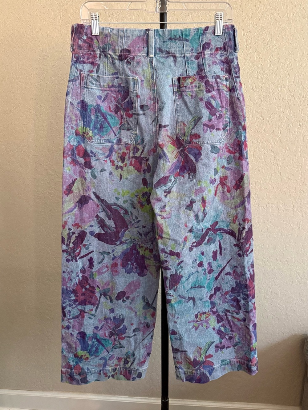 Maeve Colette High-Rise Wide-Leg Cropped Jeans - Anthropologie - 29 - Picture 8 of 13